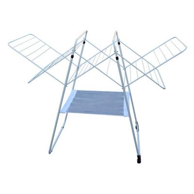 China Folding 30M Iron Folding Powder Cloth Coating Airer for sale