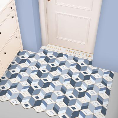 China Modern Printed Carpets Comfortable High Quality PVC Kitchen Blankets Anti-fatigue Kitchen Mat Washable Modern Floor Carpet for sale