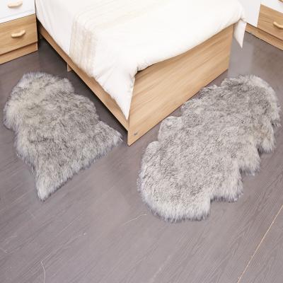 China Modern Comfortable Fluffy Macrotrichium Acrylic Fiber Artificial Wool Suede Fabric Blanket Rug Faux Fur Rug for sale