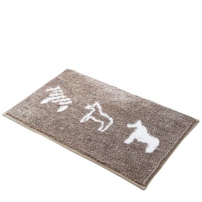 China Polyester Washable Nordic Modern Rectangle Living Room Bedroom Blankets Carpet HotelEntry Door Mat for sale