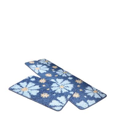 China Anti Slip Washable Press Resistant Bottom Wire TPR Elbow Room Door Mat Kitchen Blanket Floor Mat for sale