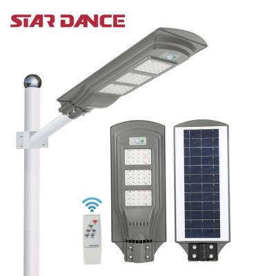 China ROAD Ip66 Road Light Motion Sensor 20watt 40watt 60watt Waterproof Energy Saving Solar Led Street Light for sale