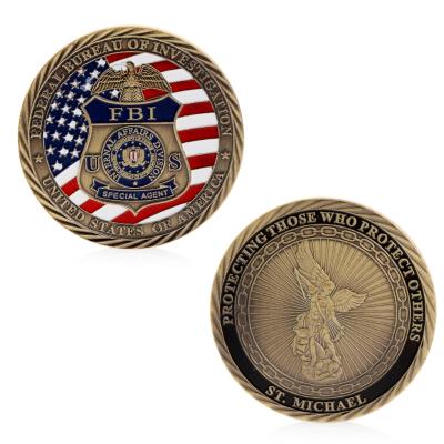 中国 American custom soft enamel USA military antique challenge coins 販売のため