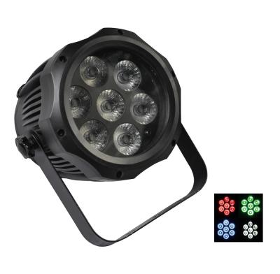 China Pub/Outdoor Event Stage Bar Wedding New Arrival IP65 Waterproof Mini Outdoor LED Par Zoom Stage Light Par Light 7pcs*18w 6in1 RGBWA+UV for sale