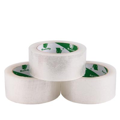 China Waterproof Wholesale Tape Bopp Bundle Jumbo Rolls Packing Clear White Self Adhesive Strong Sticky Clean Transparent Tape for sale