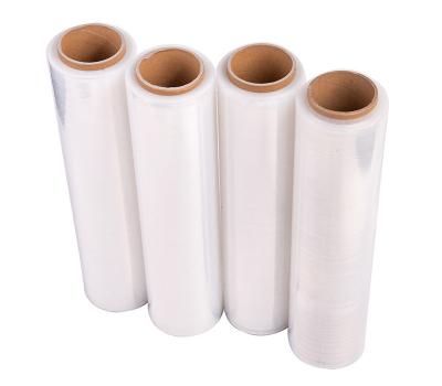 China Lldpe Agriculture Self Adhesive Plastic Wrapping Film PE Clear Clear Pallet Wrap Packing Hand Self Adhesive Stretch Film for sale