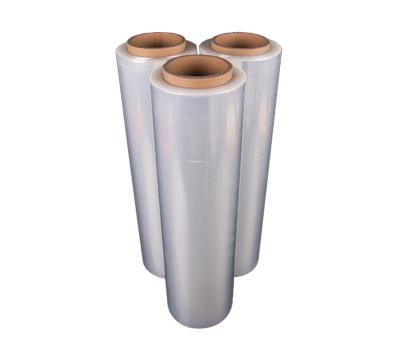 China High Standard Self Adhesive PE Plastic Clear Airport Luggage Wrapping Hood Stretch Film Polyethylene Roll Baggage Wrapping Film for sale