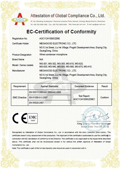 CE - Enping Meidong Electronic Co., Ltd.