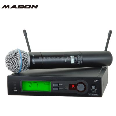 China SLX24 BETA58A Handheld Microphone MICROPHONE WIRELESS SYSTEM for sale