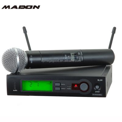 China SM 58 PROFESSIONAL MICROPHONE SLX24 WIRELESS PERFORMANCE SYSTEM SLX WIRELESS MICROPHONE for sale