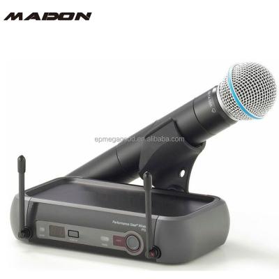 China HOT SALES PROFESSIONAL Handheld Microphone WIRELESS MICROPHONE SYSTEM PGX24/BETA58A, PERFORMANCE SPEED WIRELESS MICROPHONE for sale