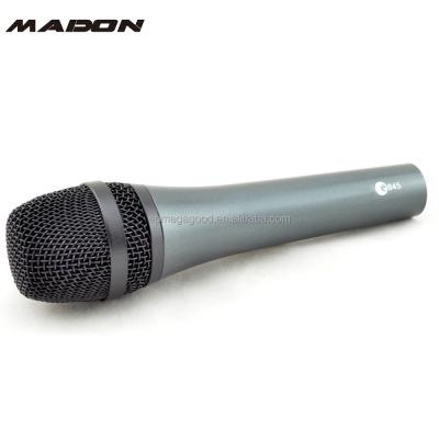 China Professional Handheld Microphone e845 Cardioid Dynamic Vocal Cable e800 Vocal Microphone Attached Microphone for sale