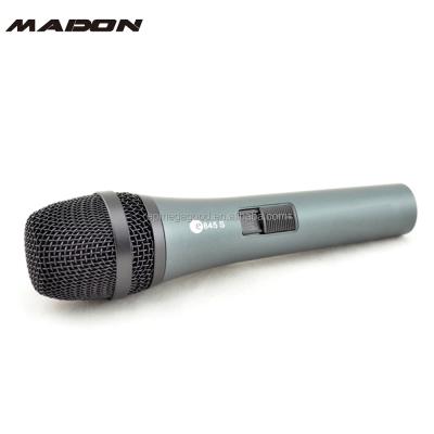 China Handheld Microphone e845S Wired Dynamic Cardioid Professional Vocal Microphone with On/Off Switch Wire e845S Vocal Microphone for sale