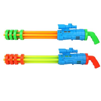 China Amazon Hot Sale 21.5inch Five Nozzles Water Play Toy Water Pump Gun Toys High Pressure Spray Toy Gun Summer Toy Kids Guns water for sale