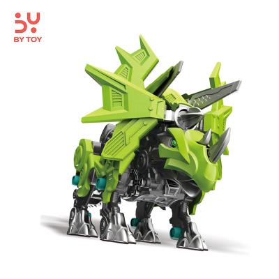 China Educational Toy DIY Toy Set Simulation DIY Carry-Over Animals Dinosaur Bayonet Triceratops Triceratops Toys for Kids Christmas Gift for sale