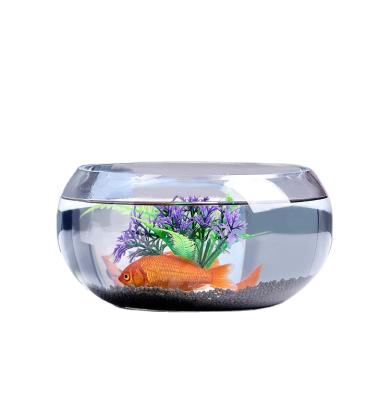 China High Capacity Round Aquarium Choice Size Fish Viable Glass Bowl Multiple Vase Mini Glass Greenhouse for sale