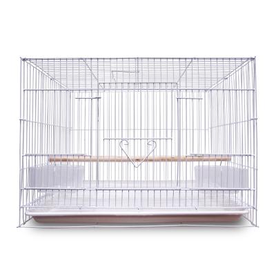 China Large Breathable Amazon Success Stainless Steel Pet Parakeet Cage Parrot Cages Flying Perches Bird Cage for sale