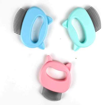 China Viable Hairy Hair Remover Pet Shape Ear Comb Depilatory Rubber Brush for Long Short Haired Dogs and Cats for sale