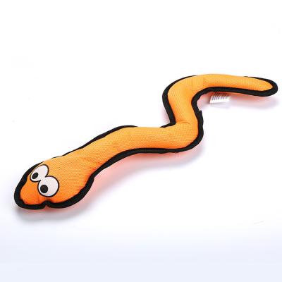 China Viable Snake Shaped Sound Knot Dog Toys Waterproof Oxford Cloth Chew Toy For Indoor Dog Play for sale