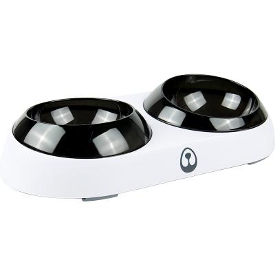 China Sustainable Dog Cat Food Bowl Anti-Slip With Removable Double Function Pet Feeding Bowl for sale