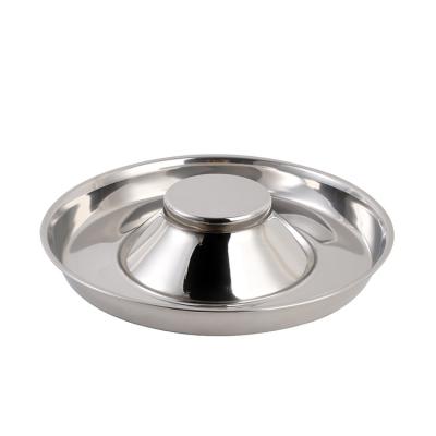 China 201 Stainless Steel Viable Dog Bowls for Food and Water Feeding Weaning Pet Feeder Bowl Water Bowl M Size for sale