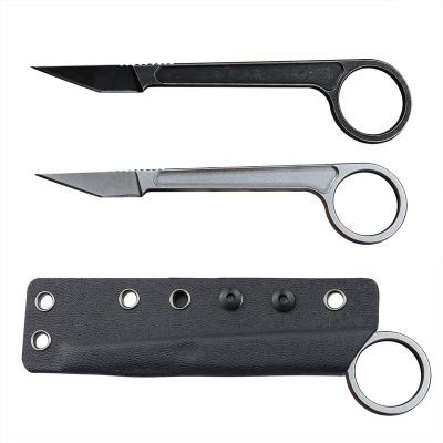 China Hunting Knife Stainless Steel Mini Fixed Blade EDC Tool Survival Duty Box Cutter Outdoor Self Defense Tactical Knife for sale