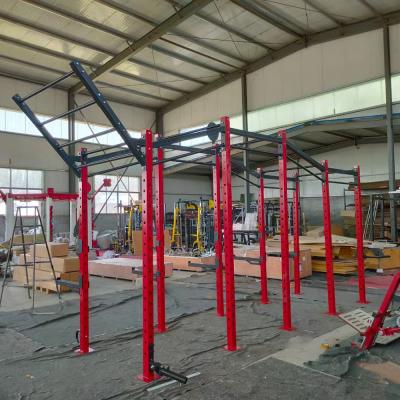 China Op maat gemaakte multifunctionele fitnessruimte Smith Machine Squat Rack voor fitnessapparatuur Te koop