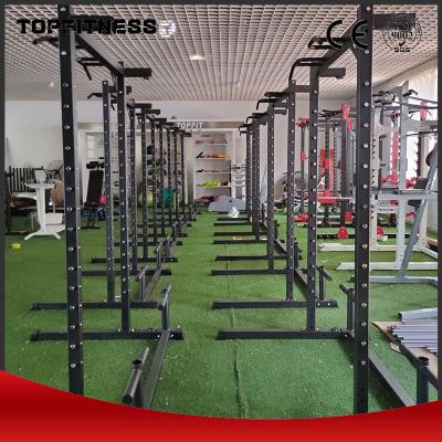 China 2 Layers Painting Gym Equipment Free Weight Fitness Equipment Multi Function Squat Rack for sale