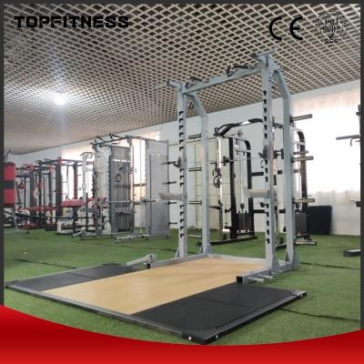 China Steel Wall Mounted Gym Equipment Multifunctional Squat Rack with Adjustable Pull up Bar for sale