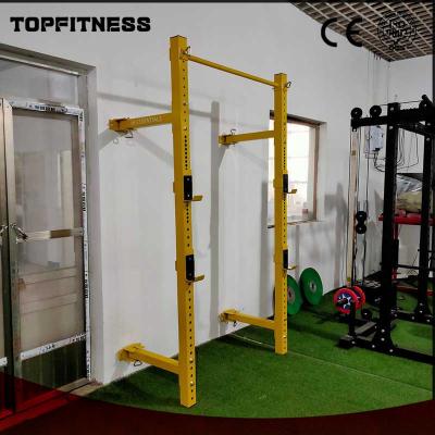 China Fitness Barbell Rack Gym Rack Power Rack Squat with Folded Unfolded Design at Gym for sale