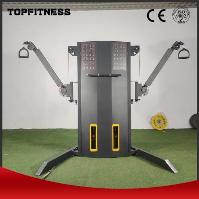 China CE-gecertificeerde dual cablecross multifunctionele trainer 260kg nettogewicht vrije beweging Te koop