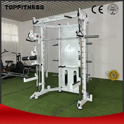 China Construcción del cuerpo multifuncional máquina Smith ZH033 para 2022 diseño equipo de fitness en venta