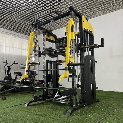 China Fitnessstudio für Erwachsene und Fitnessgeräte für Zuhause Smith-Maschine-Squat-Rack mit verstellbarer Höhe zu verkaufen