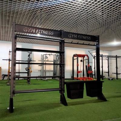 China Handmatige voedingsbron Wallmount Squat Rack Voor Commerciële Gym Home Training Te koop