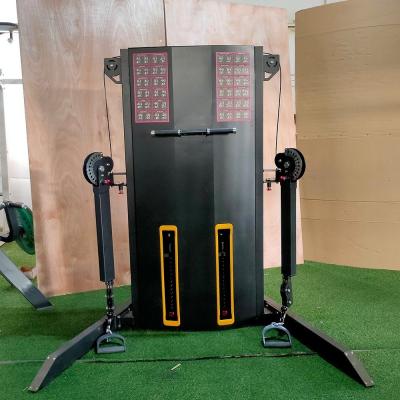 China Multifunctionele Smith en Dual Cable Cross Machine voor kantoorfitness 1100*1700*1750mm Te koop