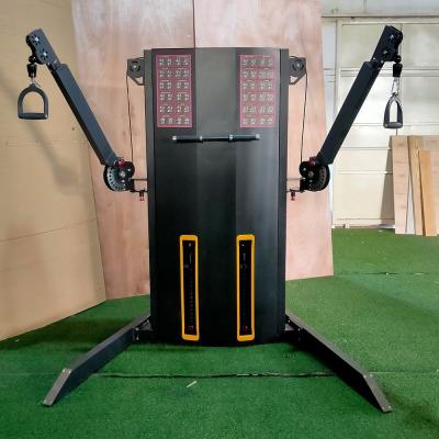 China Máquina dupla de cabos de aço para treino de tricéps e bíceps em equipamentos de fitness do ginásio à venda