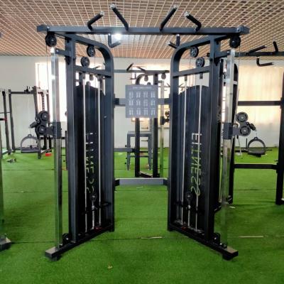 China Handmatige voedingsbron kabel kruis machine dubbele verstelbare katrol voor fitness gym machine Te koop