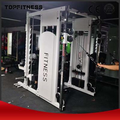 China Unisex Smith Machine Multifunción Half Squat Rack para el equipo de acondicionamiento físico comercial en venta