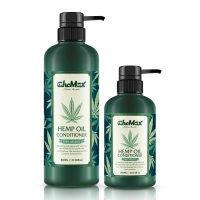 China Color-Protecting Moisture-Rich Daily Herbal Hemp Seed Oil Conditioner CBD Private Label Replenish OEM ODM for sale