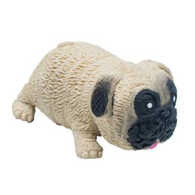 China Soft Toy Novel Sandy Stretch Exhaust Decompression Compression Toy and Cute Squeeze Dog Toy for sale