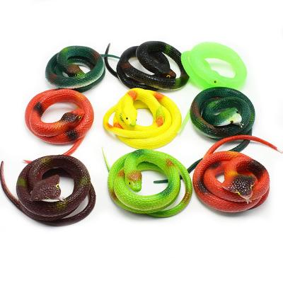 China Children's toys LGW054 TPR simulation snake for party snake sticky soft rubber toys for kids for sale