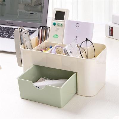 China Sustainable Cosmetics Storage Box Cosmetics With Drawer Box Desktop Jewelry Finishing Cosmetic Box for sale