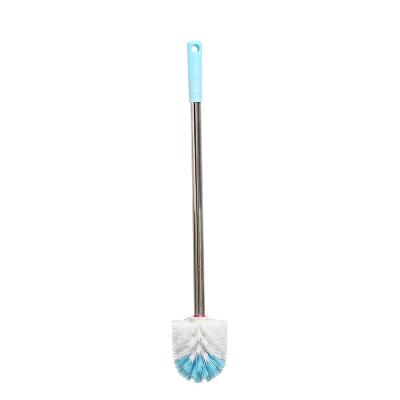 China Stainless Steel Sustainable Handle Ball Simple Toilet Brush Toilet Cleaning Products Cleaning Plastics Toilet Brush Manufacturers for sale