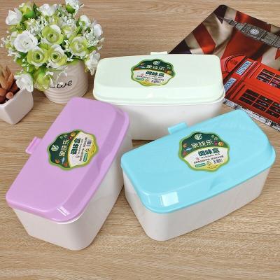 China Factory Wholesale Viable Kitchen Seasoning 3 Grids Seasoning Box Moisture Proof Seasoning Box With Lid With Spoon for sale