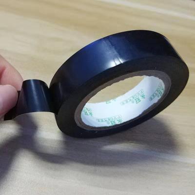 China Flame Retardant Strong Viscosity PVC Insulation Tape Roll Black PVC Insulating Tape Manufacturer for sale