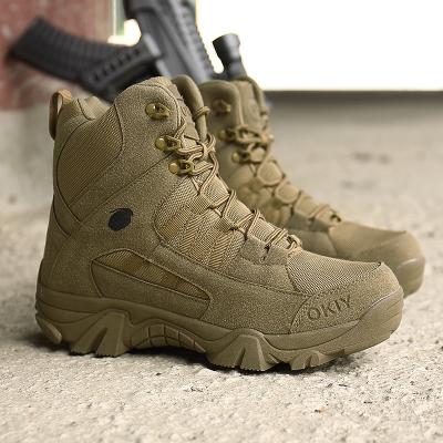 China Men's Army Breathable Non-slip Wear-resistant Military Boots Combat Training Breathable Boots For Men for sale