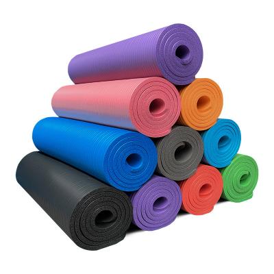 China Colorful Yoga Mat Carrying Strap Fitness Exercise Non-Slip Eco-Friendly NBR for Strength Training for sale