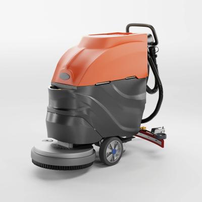 China Hotels Easy Operation And Maintenance Solution Tank Capacity 13.2 Gallon / 50L Floor Scrubber Dryer With Battery for sale