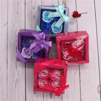 China Immortal Rose Flower Soap Flower Valentine's Day Gift Box Christmas New Year's Gift Flower Soap Flower for sale