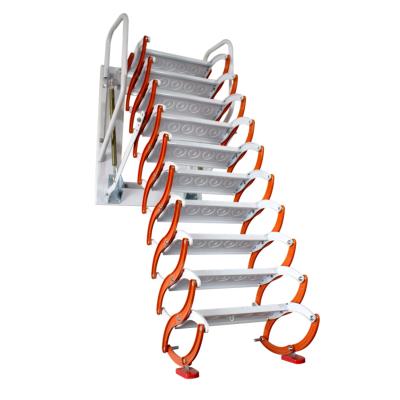 China Steel Telescopic Ladder Outdoor Wall Hanging Folding Ladders Folding Wall Stairs for sale